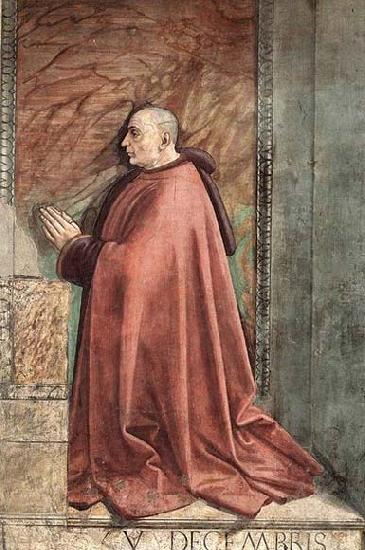 GHIRLANDAIO, Domenico Portrait of the Donor Francesco Sassetti oil painting image
